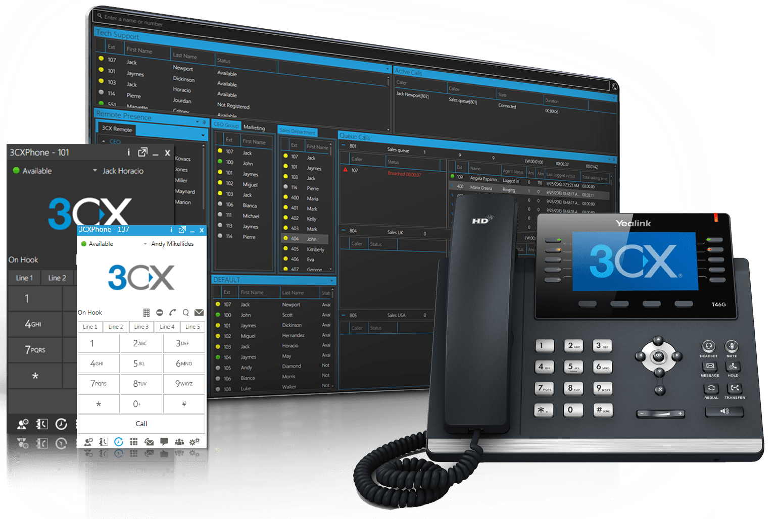 3CX hosted telefonie van ClassICT